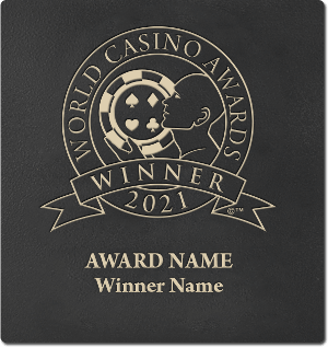 World Casino Awards winner wall plaque